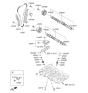 Diagram for Hyundai Elantra GT Camshaft - 24200-2E274