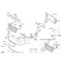 Diagram for Hyundai Elantra GT Grille - 86350-G3010