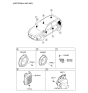 Diagram for 2019 Hyundai Elantra GT Car Speakers - 96311-G3000