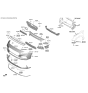 Diagram for 2020 Hyundai Elantra GT Bumper - 86511-G3700