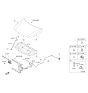 Diagram for 2018 Hyundai Elantra GT Hood Latch - 81130-G3000