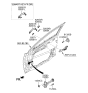 Diagram for 2020 Hyundai Elantra GT Door Handle - 82651-G3010