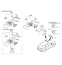 Diagram for Hyundai Car Mirror - 87620-4Z020
