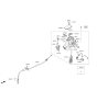 Diagram for Hyundai Shift Knob - 46720-2W200-RYN