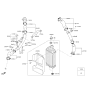 Diagram for 2017 Hyundai Santa Fe Sport Intercooler - 28270-2G350