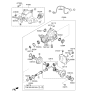 Diagram for Hyundai Tucson Spindle Nut - 53062-3B500