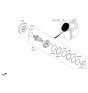 Diagram for Hyundai Santa Fe Sport Torque Converter - 45100-3B210