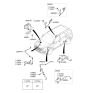 Diagram for 2017 Hyundai Santa Fe Sport ABS Sensor - 91920-2W000