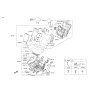 Diagram for Hyundai Santa Fe Sport Seat Cushion - 89100-4Z500-R3X