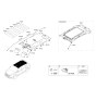 Diagram for 2017 Hyundai Santa Fe Sport Sun Visor - 85210-2W010-OM