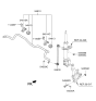 Diagram for 2016 Hyundai Santa Fe Sport Sway Bar Link - 54830-4Z000
