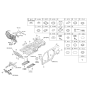 Diagram for 2017 Hyundai Santa Fe Sport Dash Panels - 84120-4Z100