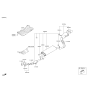 Diagram for 2016 Hyundai Santa Fe Sport Muffler - 28650-4Z600