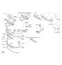 Diagram for Hyundai Santa Fe Sport License Plate - 86519-4Z500