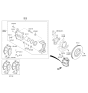 Diagram for 2016 Hyundai Santa Fe Sport Brake Disc - 51712-4Z000