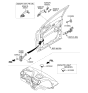 Diagram for Hyundai Santa Fe Sport Door Check - 79380-4Z000