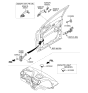 Diagram for 2018 Hyundai Santa Fe Sport Door Check - 79380-4Z000