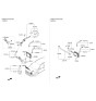 Diagram for Hyundai Sonata Radiator Hose - 25414-D5500