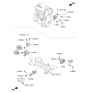 Diagram for Hyundai Engine Mount Bracket - 21950-D4400