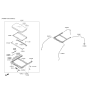 Diagram for 2006 Hyundai Entourage Weather Strip - 81613-4D000