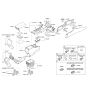 Diagram for 2015 Hyundai Sonata Armrest - 84660-C2000-TGG