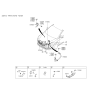 Diagram for 2017 Hyundai Sonata Battery Cable - 91850-C2610