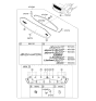 Diagram for 2015 Hyundai Sonata Emblem - 86310-C1000