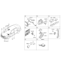 Diagram for 2016 Hyundai Sonata Air Bag Control Module - 95910-C2000