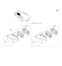 Diagram for 2017 Hyundai Sonata Speedometer - 94021-C2100