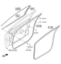 Diagram for 2018 Hyundai Sonata Door Moldings - 82860-C1000