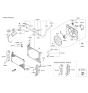 Diagram for 2015 Hyundai Sonata Radiator - 25310-C2000