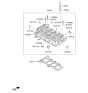 Diagram for Hyundai Cylinder Head - 22100-2GGB5