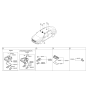 Diagram for 2017 Hyundai Sonata Dome Light - 92850-C1000-TRY