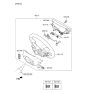 Diagram for Hyundai Sonata Cruise Control Switch - 96770-C2000-4X