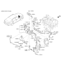 Diagram for Hyundai Catalytic Converter Gasket - 28535-2G060