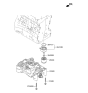 Diagram for Hyundai Tucson Timing Cover - 21350-2B702