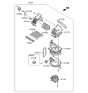 Diagram for Hyundai Sonata Blower Motor - 97113-C2000