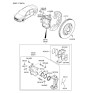 Diagram for 2019 Hyundai Sonata Brake Pad Set - 58101-D4A10