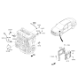 Diagram for 2015 Hyundai Sonata Engine Control Module - 39111-2GGK5