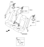 Diagram for 2017 Hyundai Sonata Seat Belt - 89820-C2000-TRY