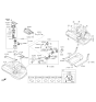 Diagram for Hyundai Sonata Fuel Tank Strap - 31210-C2500