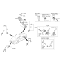 Diagram for Hyundai Door Lock Cylinder - 81970-C1A00