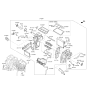 Diagram for 2016 Hyundai Sonata Evaporator - 97139-C2000