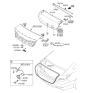 Diagram for Hyundai Tailgate Lock Actuator Motor - 81230-C1010