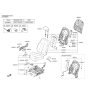 Diagram for 2015 Hyundai Sonata Seat Cushion - 88200-C2000-SMH