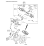 Diagram for 2018 Hyundai Sonata Brake Dust Shield - 58243-C1500