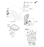 Diagram for 2019 Hyundai Sonata Dipstick Tube - 26612-2GGA0