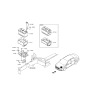 Diagram for Hyundai Santa Fe Sport Car Batteries - 37110-C2810