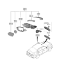 Diagram for Hyundai Elantra Side Marker Light - 87614-AA000