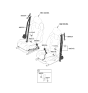 Diagram for 2023 Hyundai Elantra Seat Belt - 88810-AA500-TVN